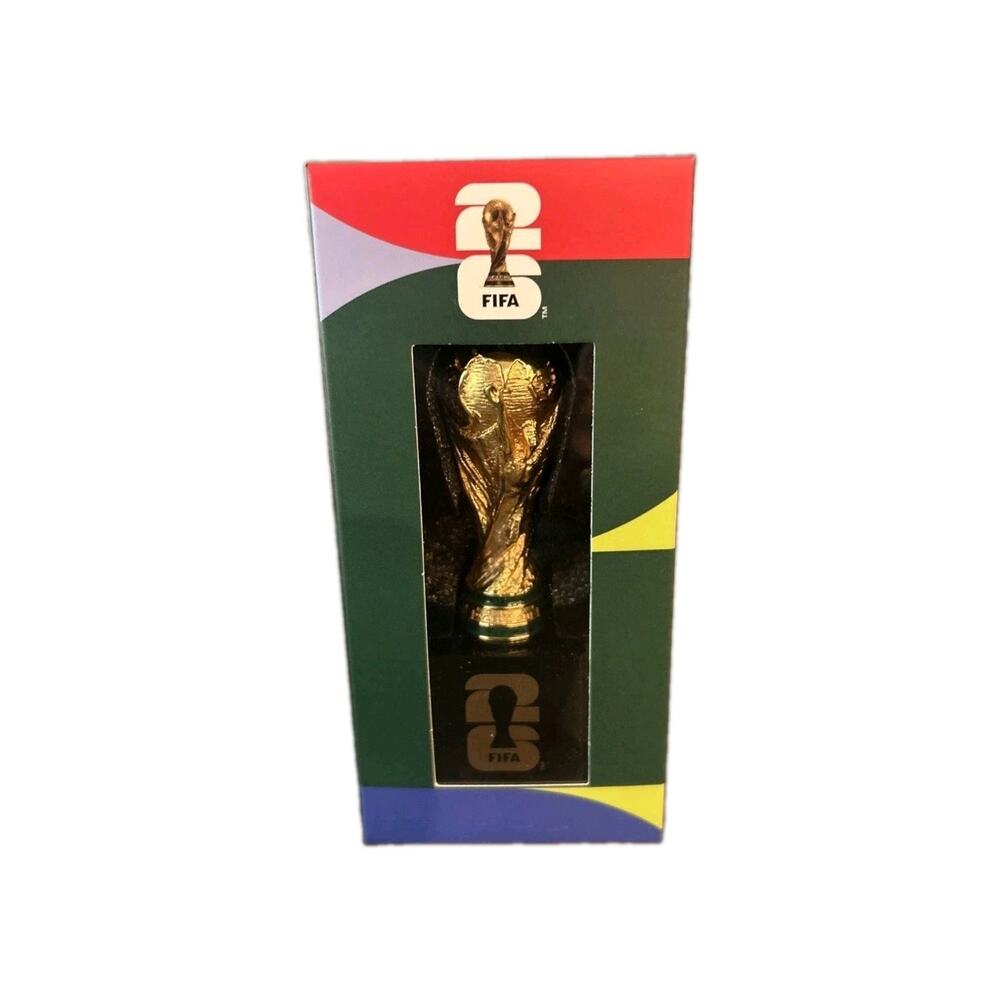 Official FIFA World Cup 2026 Edition 4 Inch Replica Trophy Souvenir NEW in Box